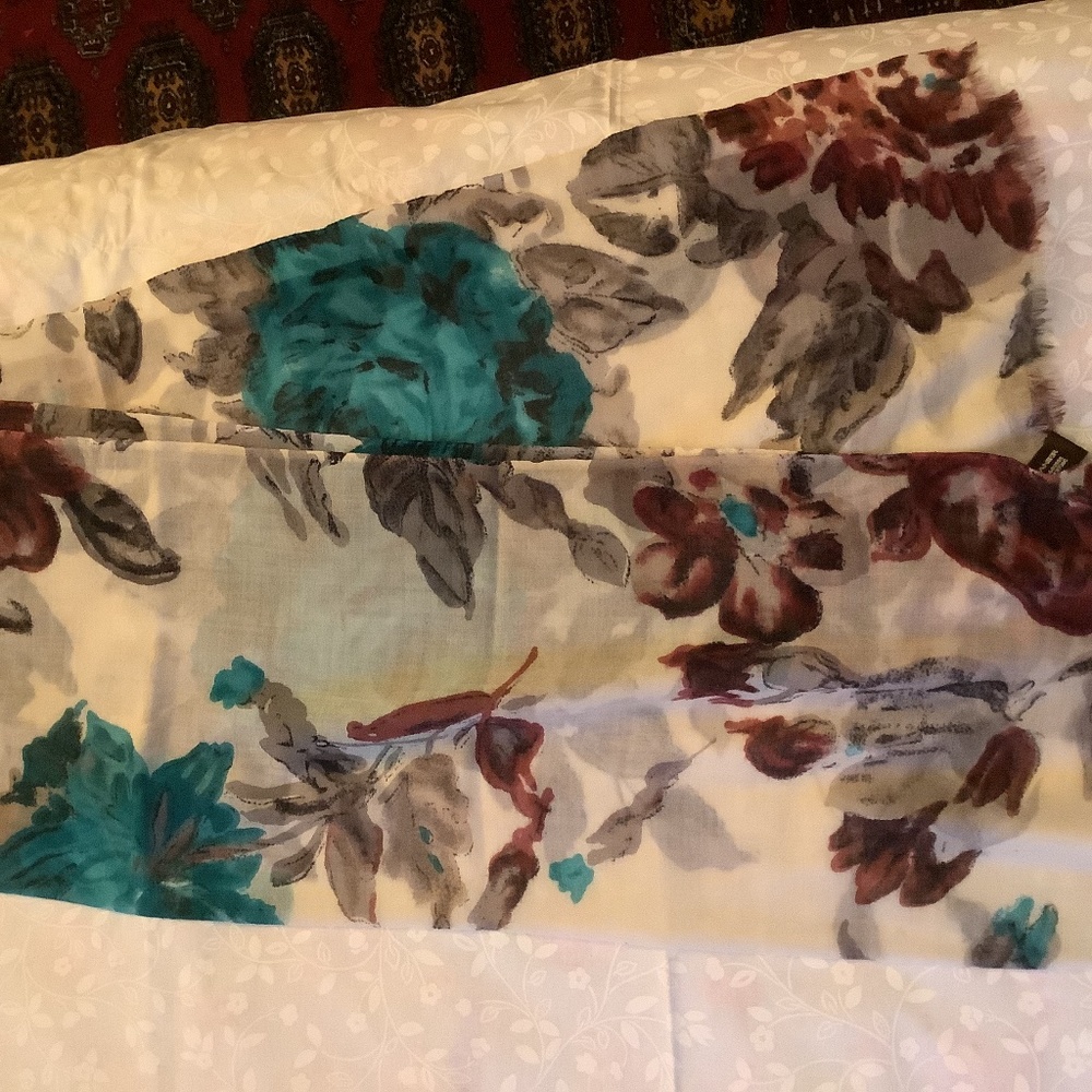 Pure wool scarves, two